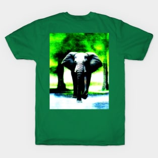 a animal elephant in trees T-Shirt